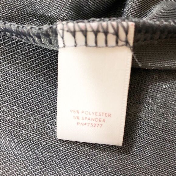 LC Lauren Conrad Runway Grey Velvet Top Size XS - Picture 6 of 7